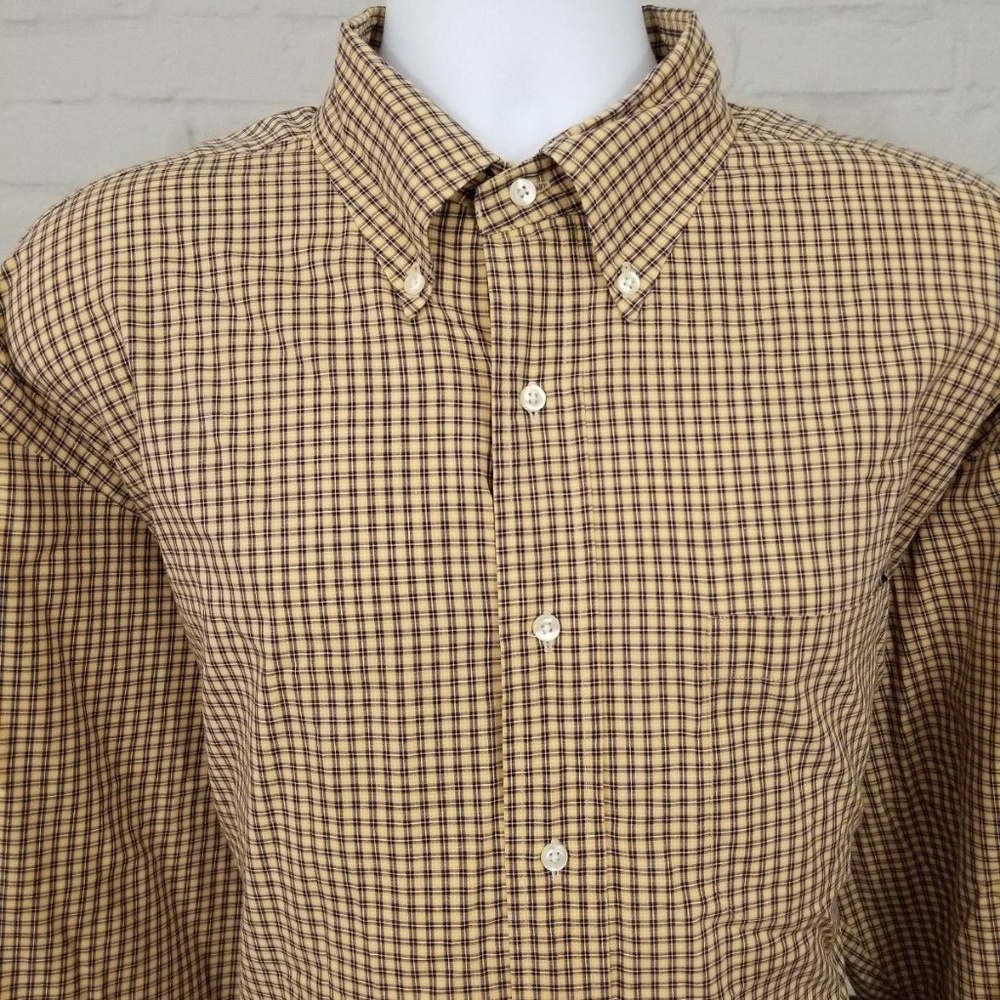 BROOKS BROTHERS Sport Shirt Sz XL 100% Cotton